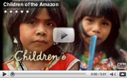 video grab of film with two children medium